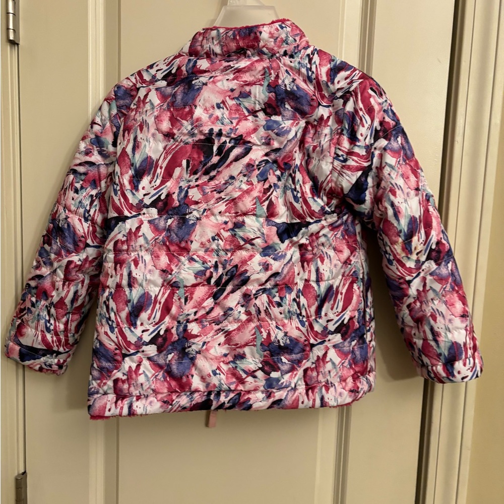 Floral Pink Kids Jacket - Picture 2 of 4